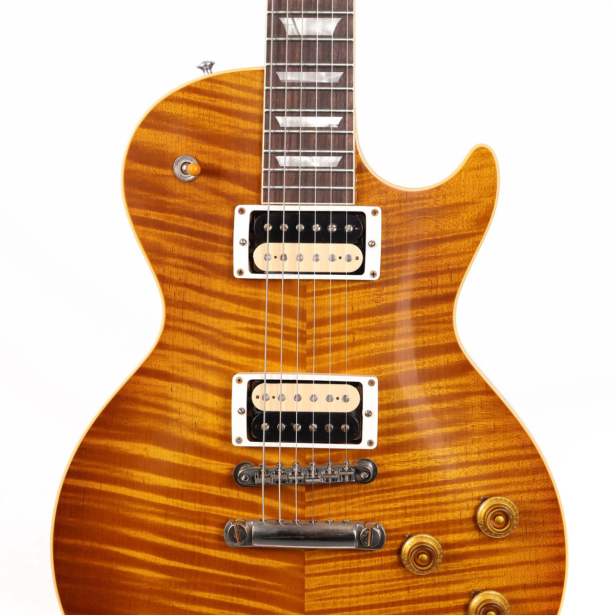 Gibson Custom Shop 1959 Les Paul Roasted Reissue Music Zoo Made 2 Measure VOS Lemon Burst — 4