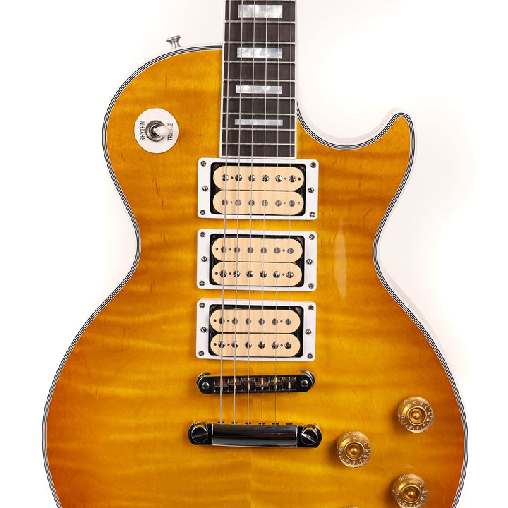 Gibson Custom Shop Les Paul Custom Made 2 Measure Flame Top Dirty Lemon Burst