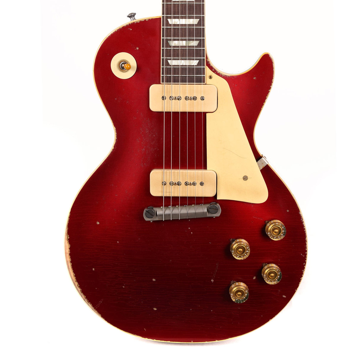Gibson Custom Shop 1954 Les Paul Reissue Made 2 Measure Wine Red Candy and Ebony Murphy Lab Heavy Aged — 1
