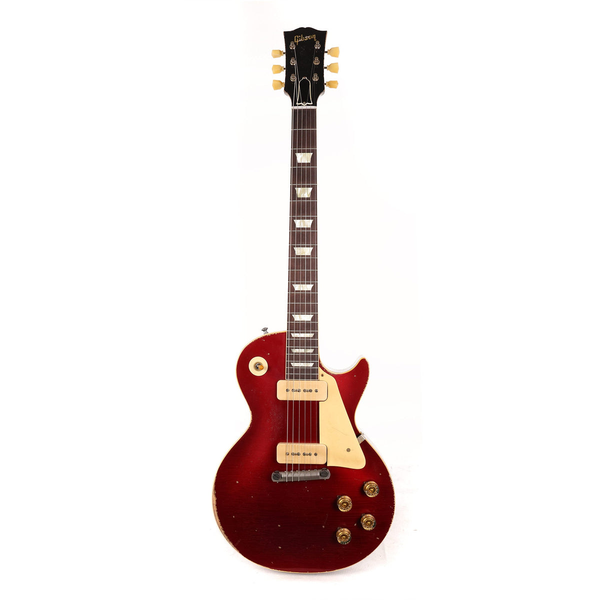 Gibson Custom Shop 1954 Les Paul Reissue Made 2 Measure Wine Red Candy and Ebony Murphy Lab Heavy Aged — 2