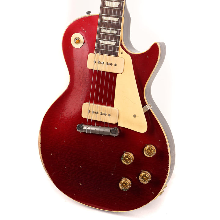 Gibson Custom Shop 1954 Les Paul Reissue Made 2 Measure Wine Red Candy and Ebony Murphy Lab Heavy Aged