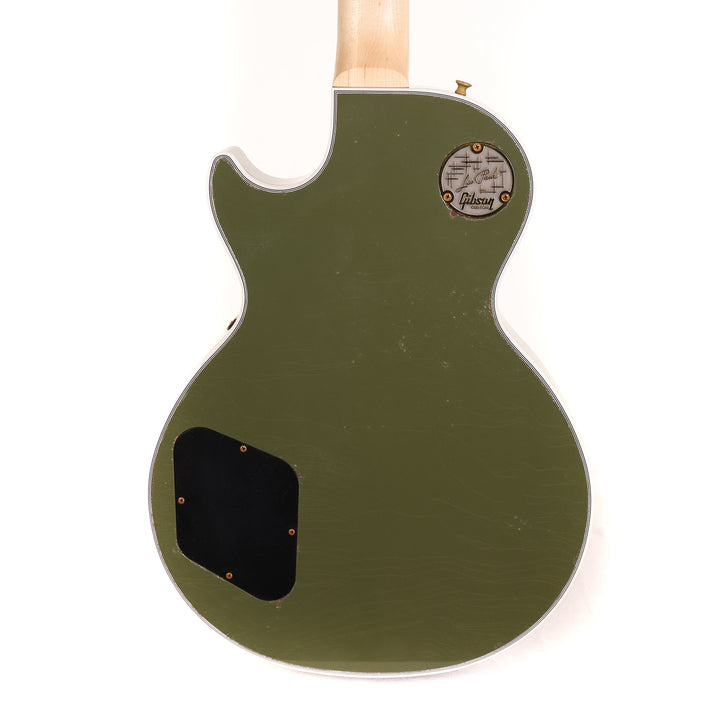 Gibson Custom Shop Les Paul Custom Made 2 Measure Olive Drab Maple Neck Murphy Lab Light Aged