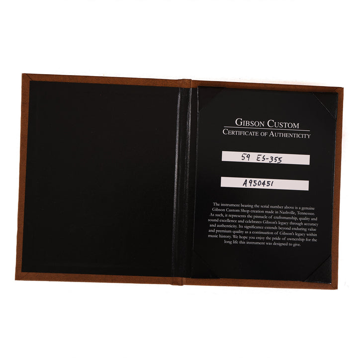 Gibson Custom Shop 1959 ES-355 Reissue Made 2 Measure VOS Alpine White VOS