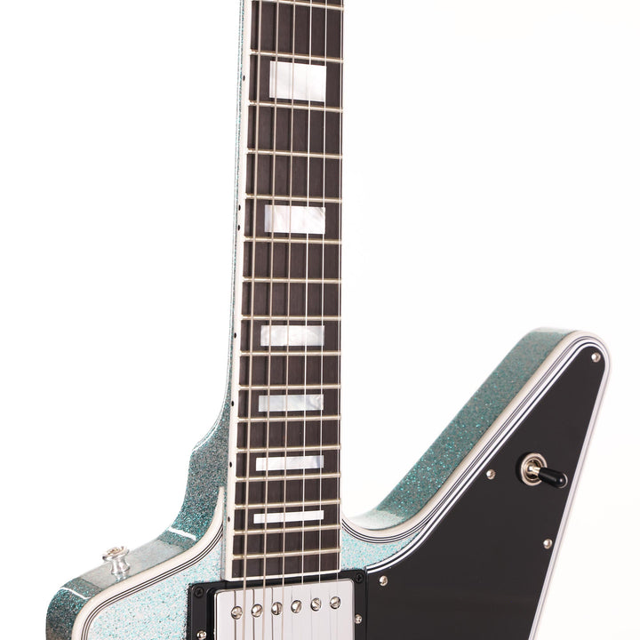Gibson Custom Shop Explorer Custom Made 2 Measure Glacier Blue Sparkle