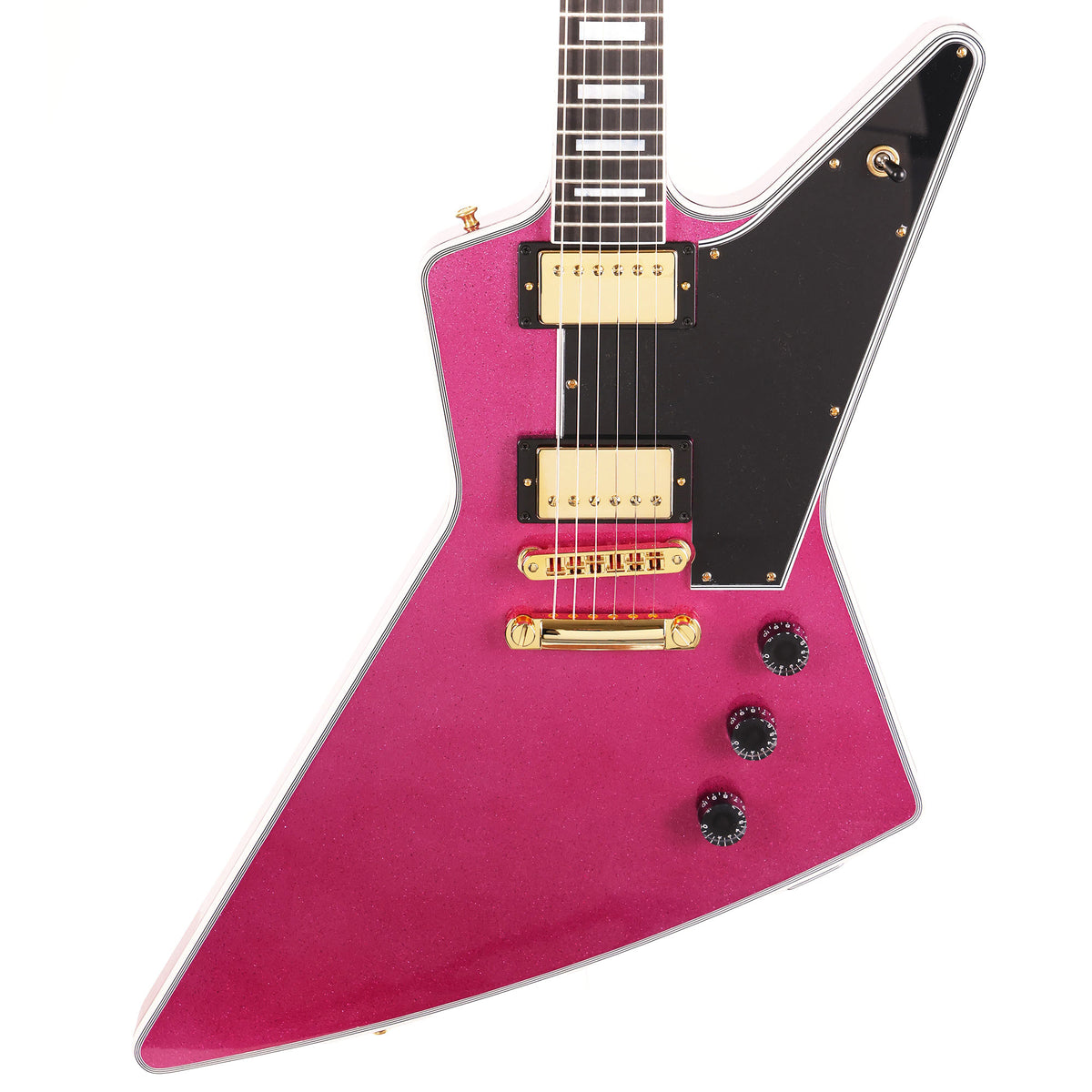 Gibson Custom Shop Explorer Custom Made 2 Measure Pink Sparkle — 2