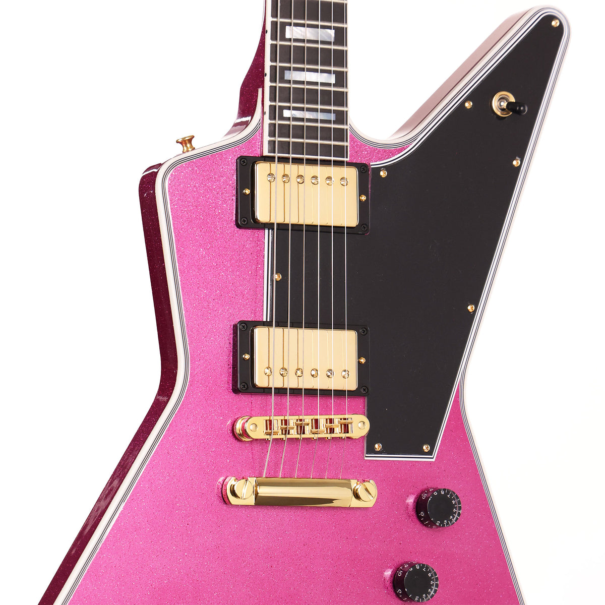 Gibson Custom Shop Explorer Custom Made 2 Measure Pink Sparkle — 5