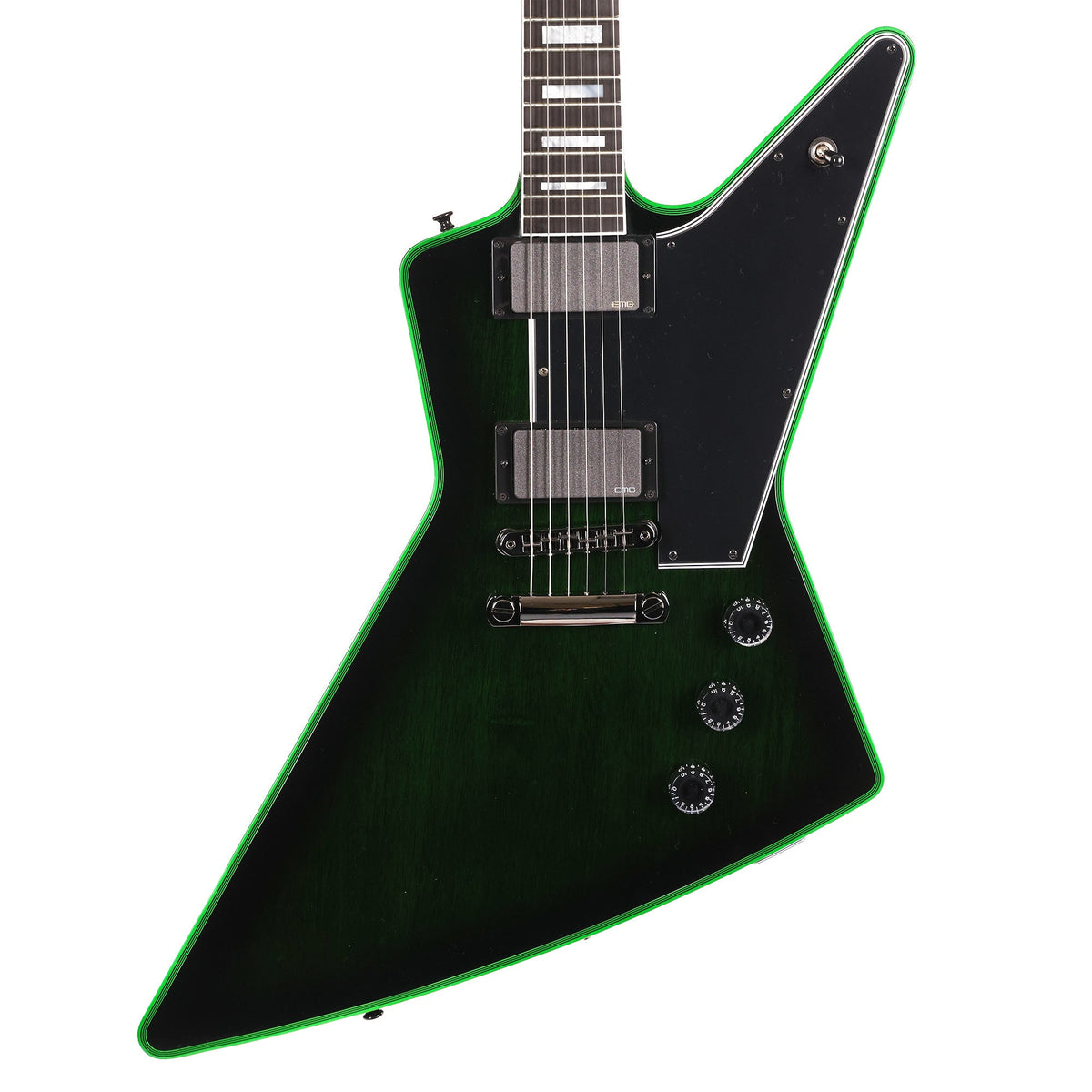 Gibson Custom Shop Explorer Custom Green Widow with EMGs | The