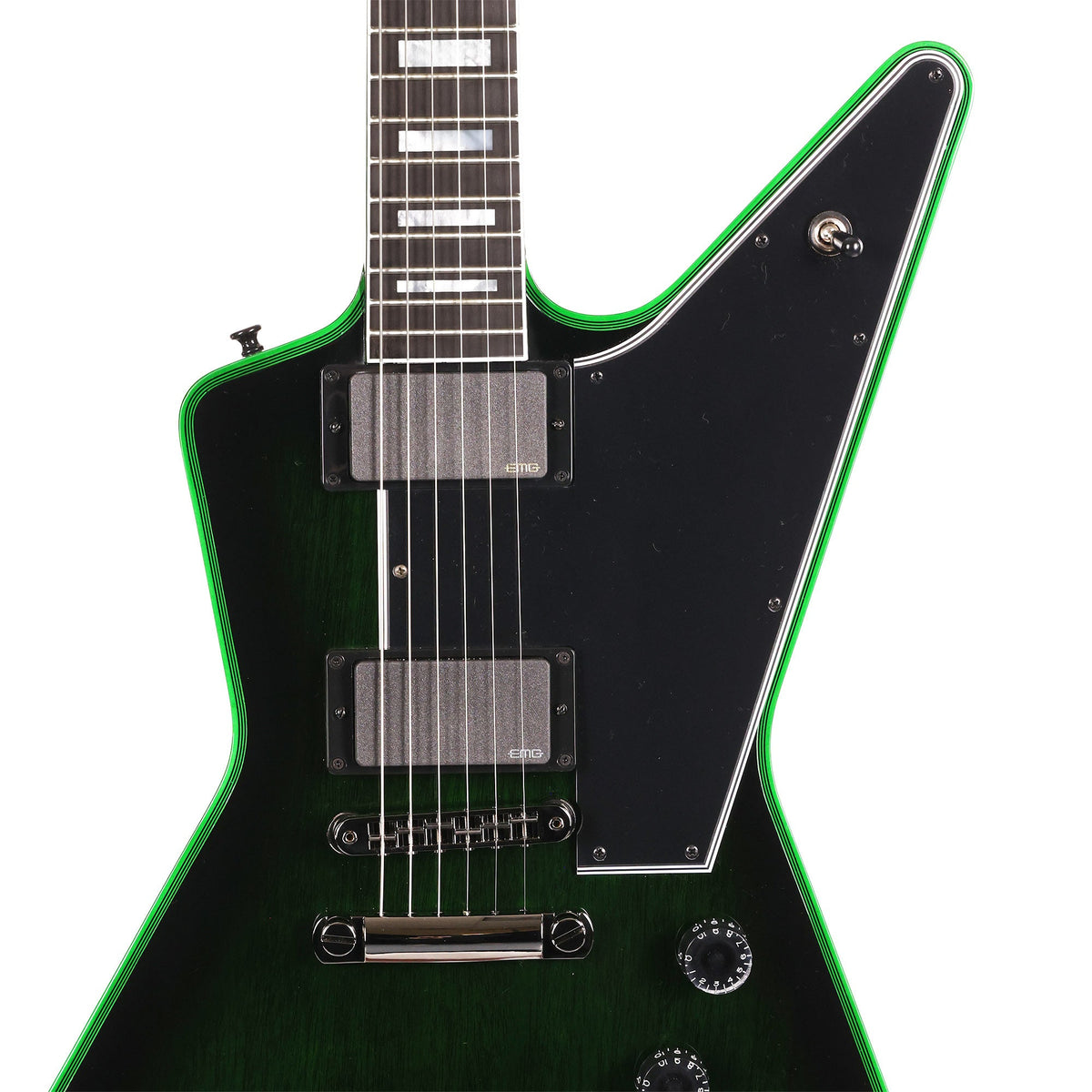 Gibson Custom Shop Explorer Custom Green Widow with EMGs — 4