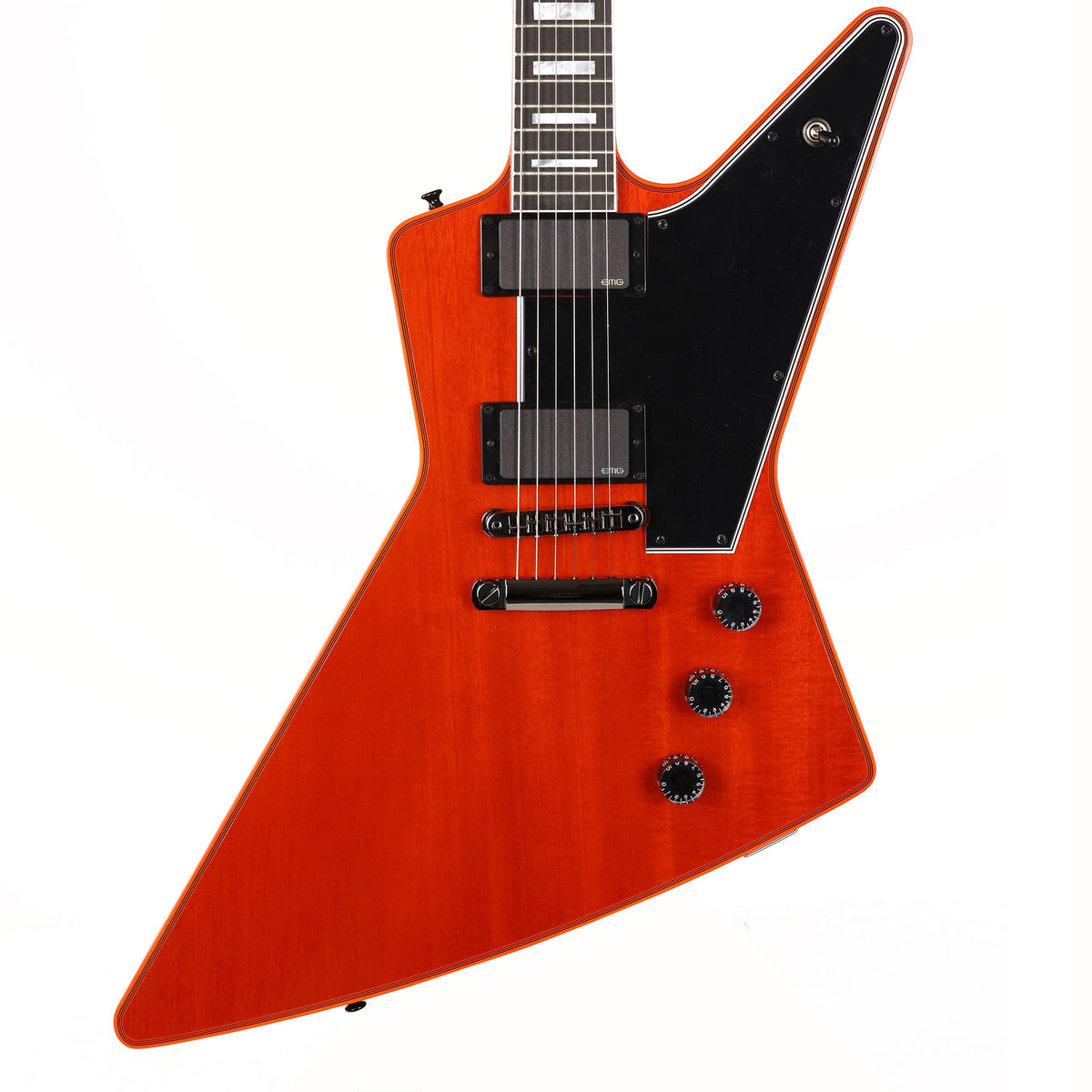 Gibson Custom Shop Explorer Custom Orange Widow with EMGs — 1