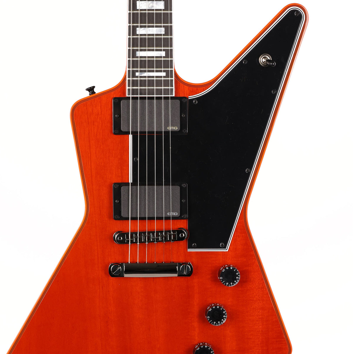 Gibson Custom Shop Explorer Custom Orange Widow with EMGs — 4