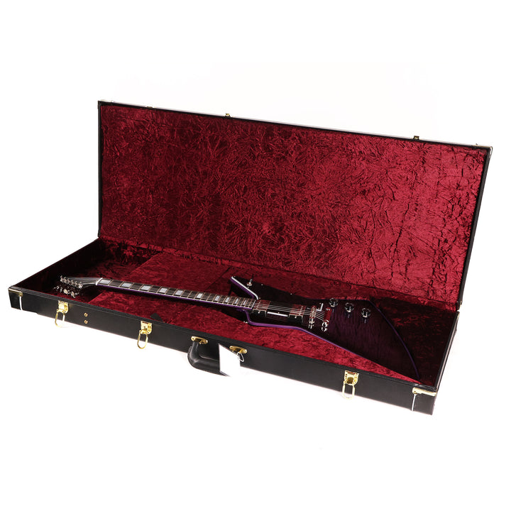 Gibson Custom Shop Explorer Custom Purple Widow Flame Top