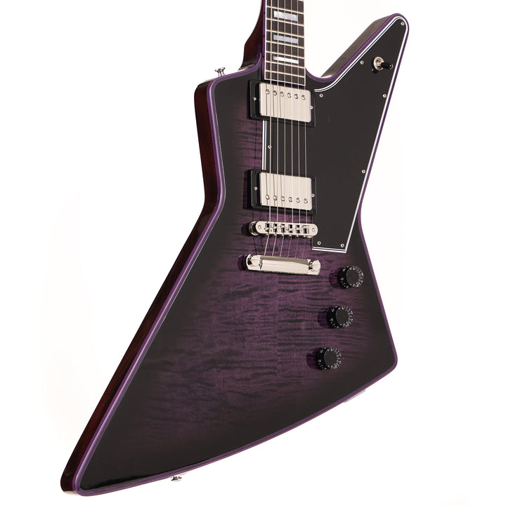 Gibson Custom Shop Explorer Custom Purple Widow Flame Top