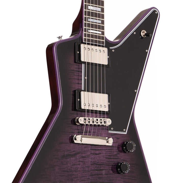 Gibson Custom Shop Explorer Custom Purple Widow Flame Top