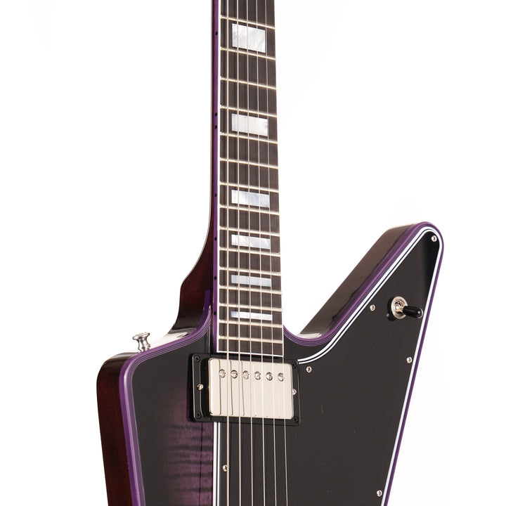 Gibson Custom Shop Explorer Custom Purple Widow Flame Top
