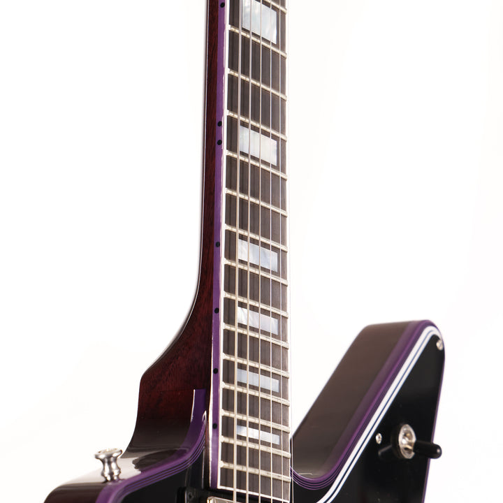 Gibson Custom Shop Explorer Custom Purple Widow Flame Top