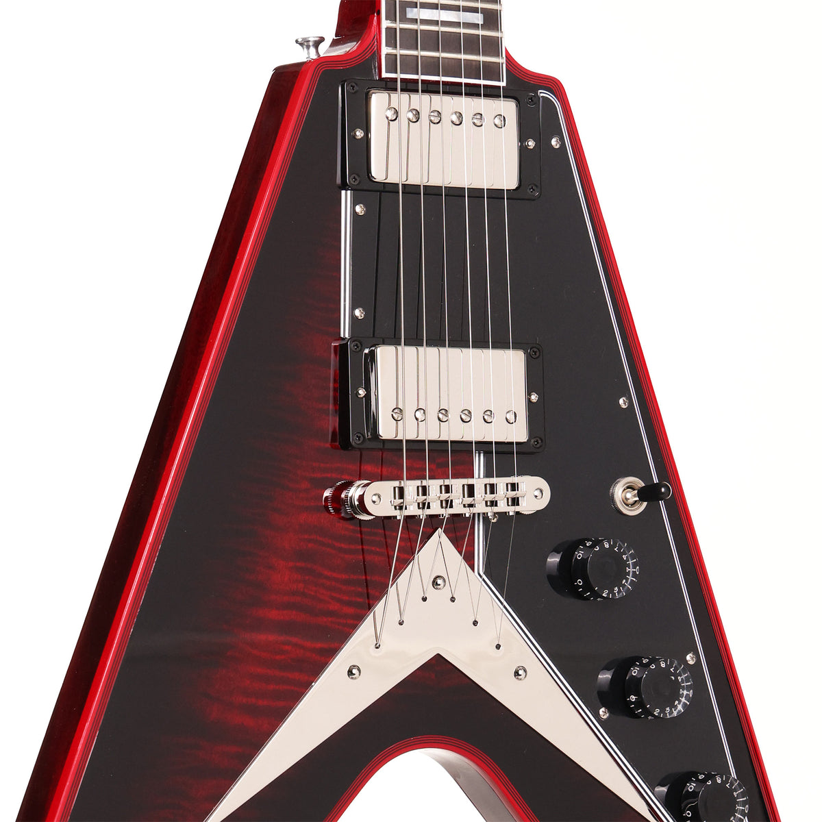 Gibson Custom Shop Flying V Custom Made 2 Measure Red Widow — 5