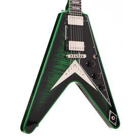 Gibson Custom Shop Flying V Custom Made 2 Measure Green Widow