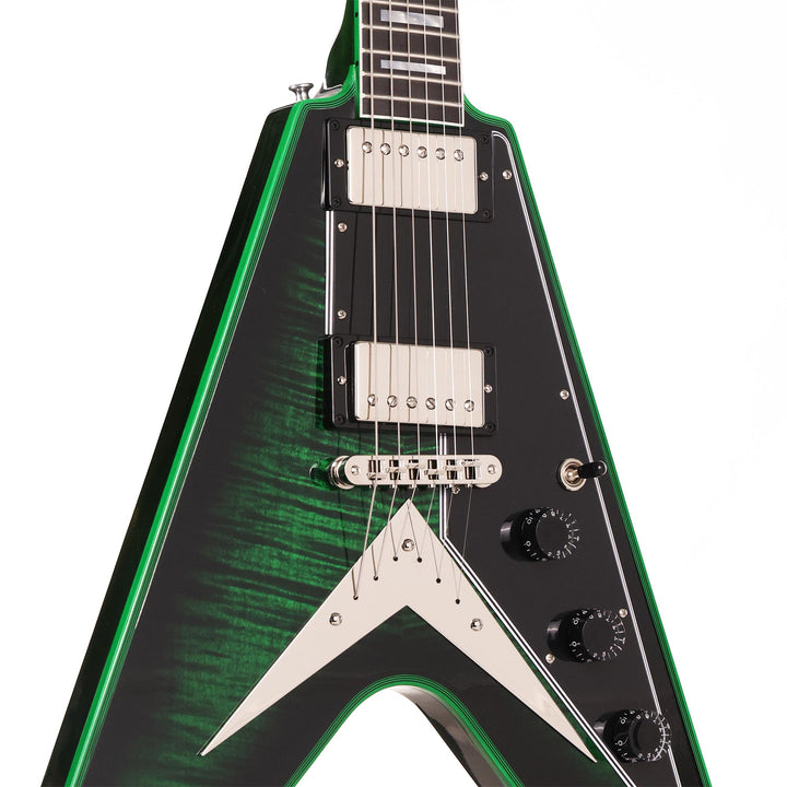 Gibson Custom Shop Flying V Custom Made 2 Measure Green Widow