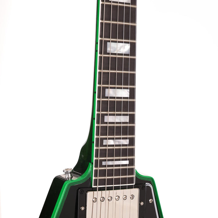 Gibson Custom Shop Flying V Custom Made 2 Measure Green Widow