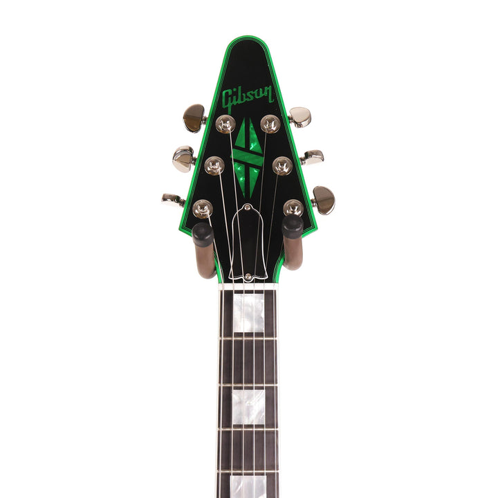 Gibson Custom Shop Flying V Custom Made 2 Measure Green Widow