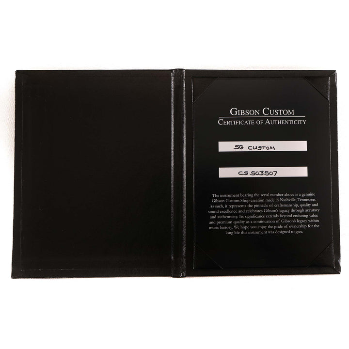 Gibson Custom Shop SG Custom Made 2 Measure Purple Widow EMGs