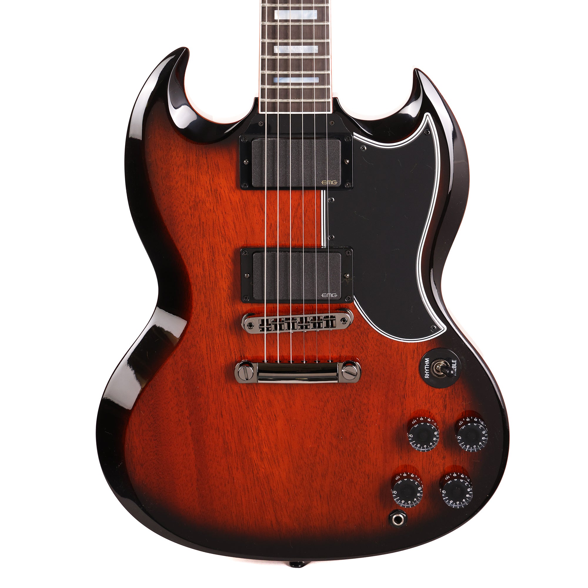 ギター Epiphone / Gibson Custom Shop SG Custom Gibson Custom Shop SG Custom Made 2 Measure Orange Widow EMGs