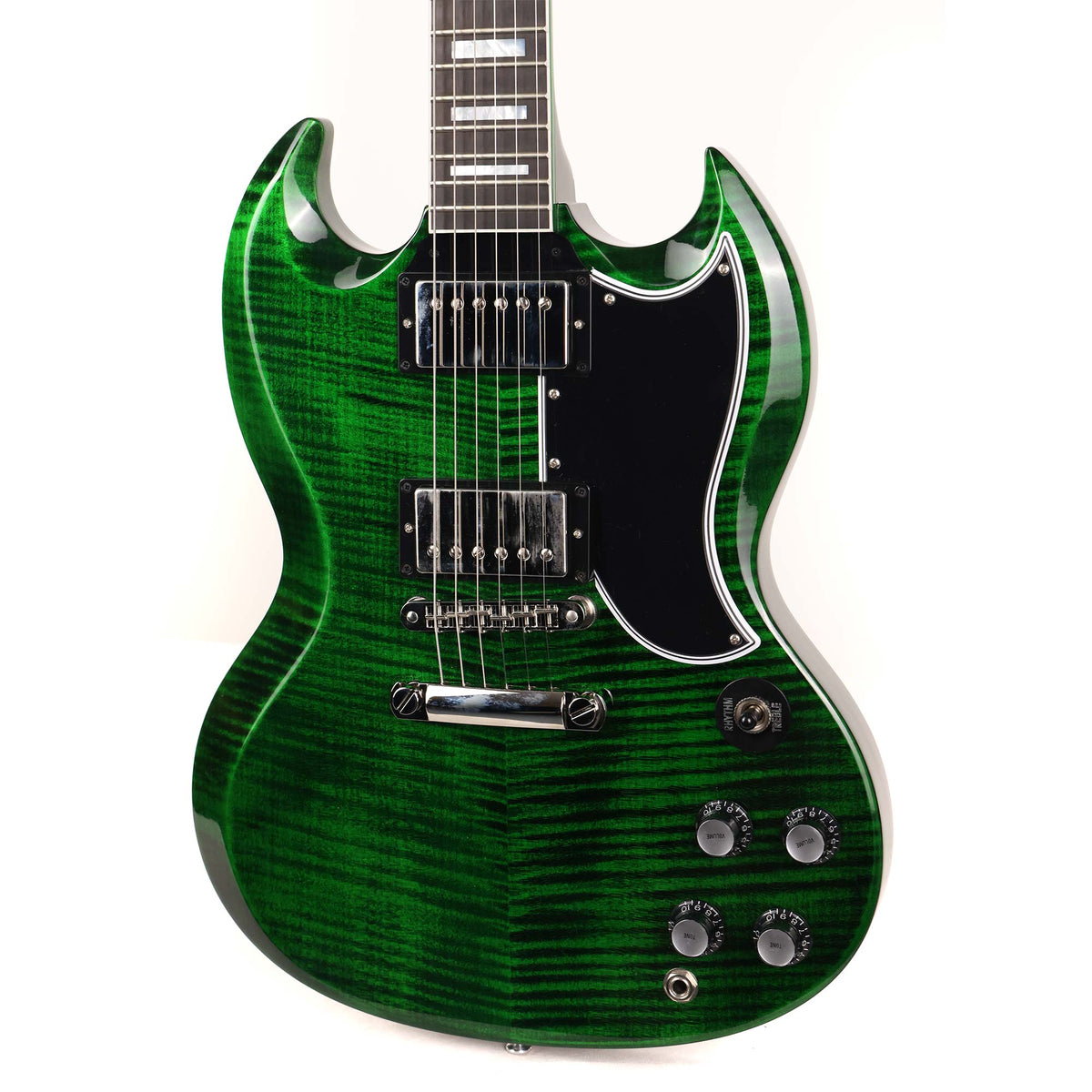 Gibson Custom Shop SG Custom Made 2 Measure Green Widow — 5