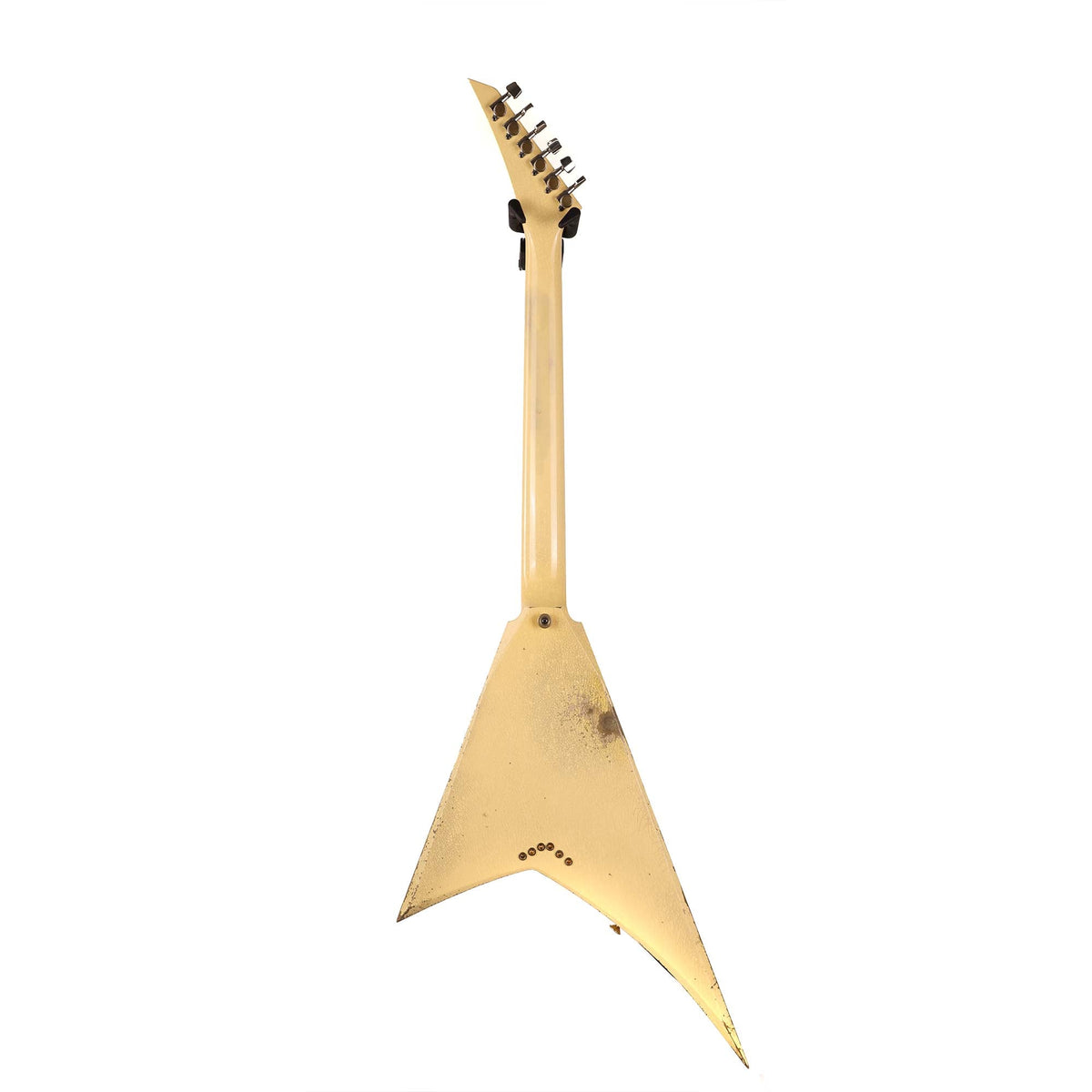 Jackson Custom Shop Rhoads RR-VS Fixed Bridge Nitro Aged Vintage White — 3