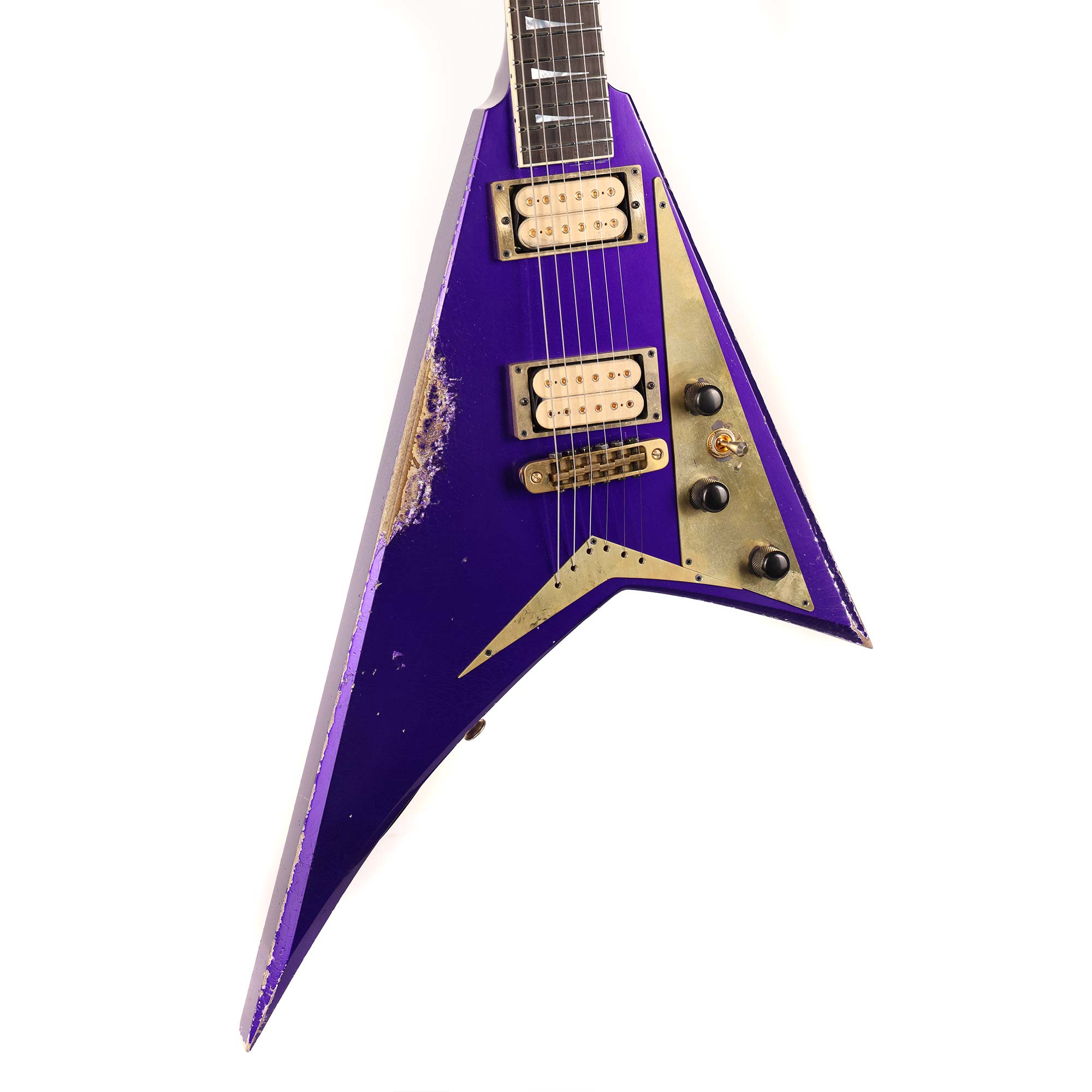 Jackson Custom Shop Rhoads RR-VS Fixed Bridge Nitro Aged Purple