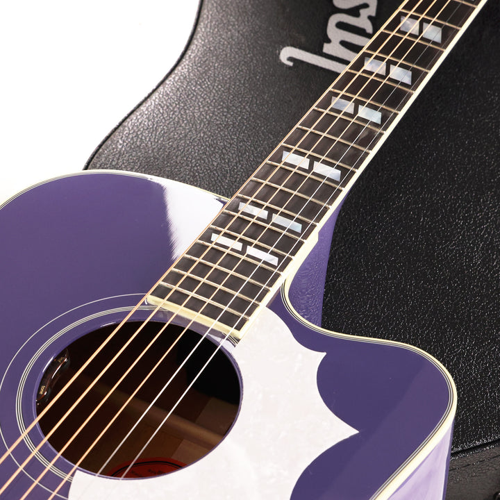 Gibson Hummingbird Standard EC Made 2 Measure Acoustic-Electric Sour Purple