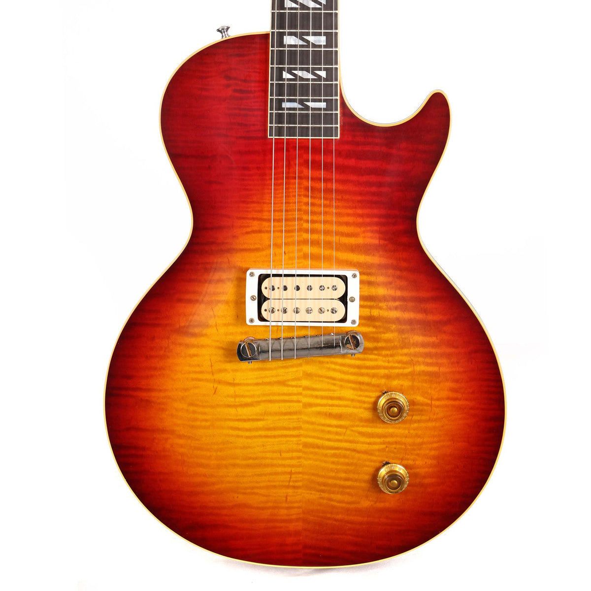 Gibson Custom Shop 1958 Les Paul Made 2 Measure Factory Burst & Super 400 Inlays — 1
