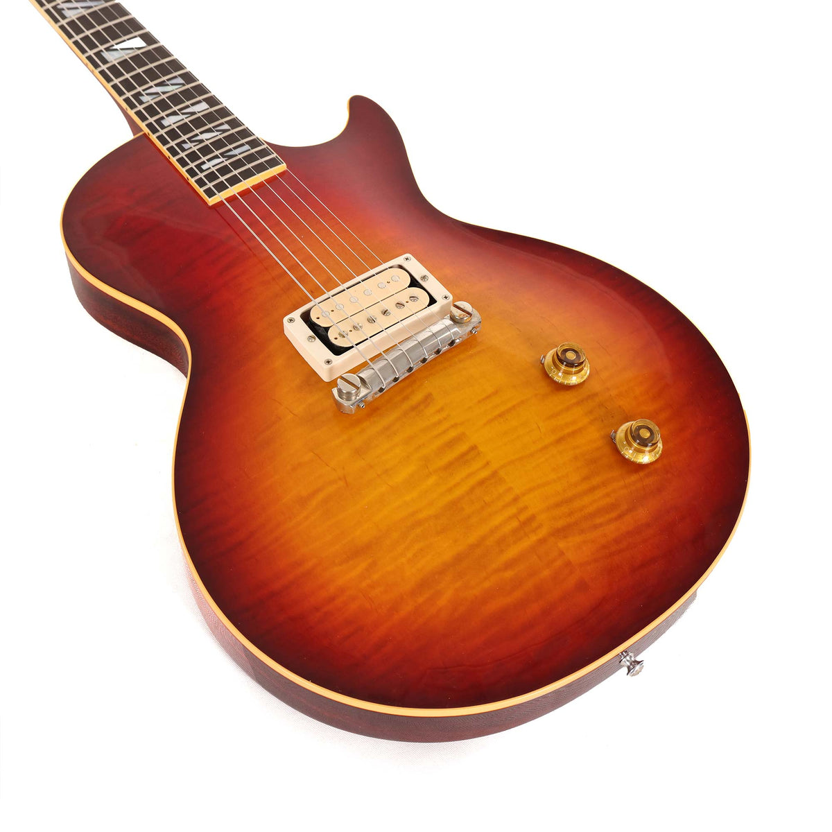 Gibson Custom Shop 1958 Les Paul Made 2 Measure Factory Burst & Super 400 Inlays — 6
