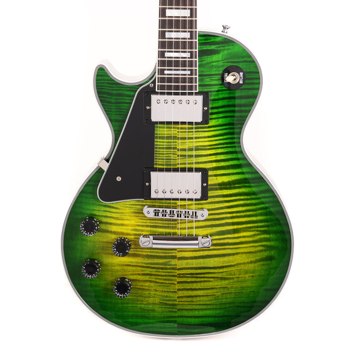Gibson Custom Shop Les Paul Custom Made 2 Measure Iguana Burst Gloss Left-Handed