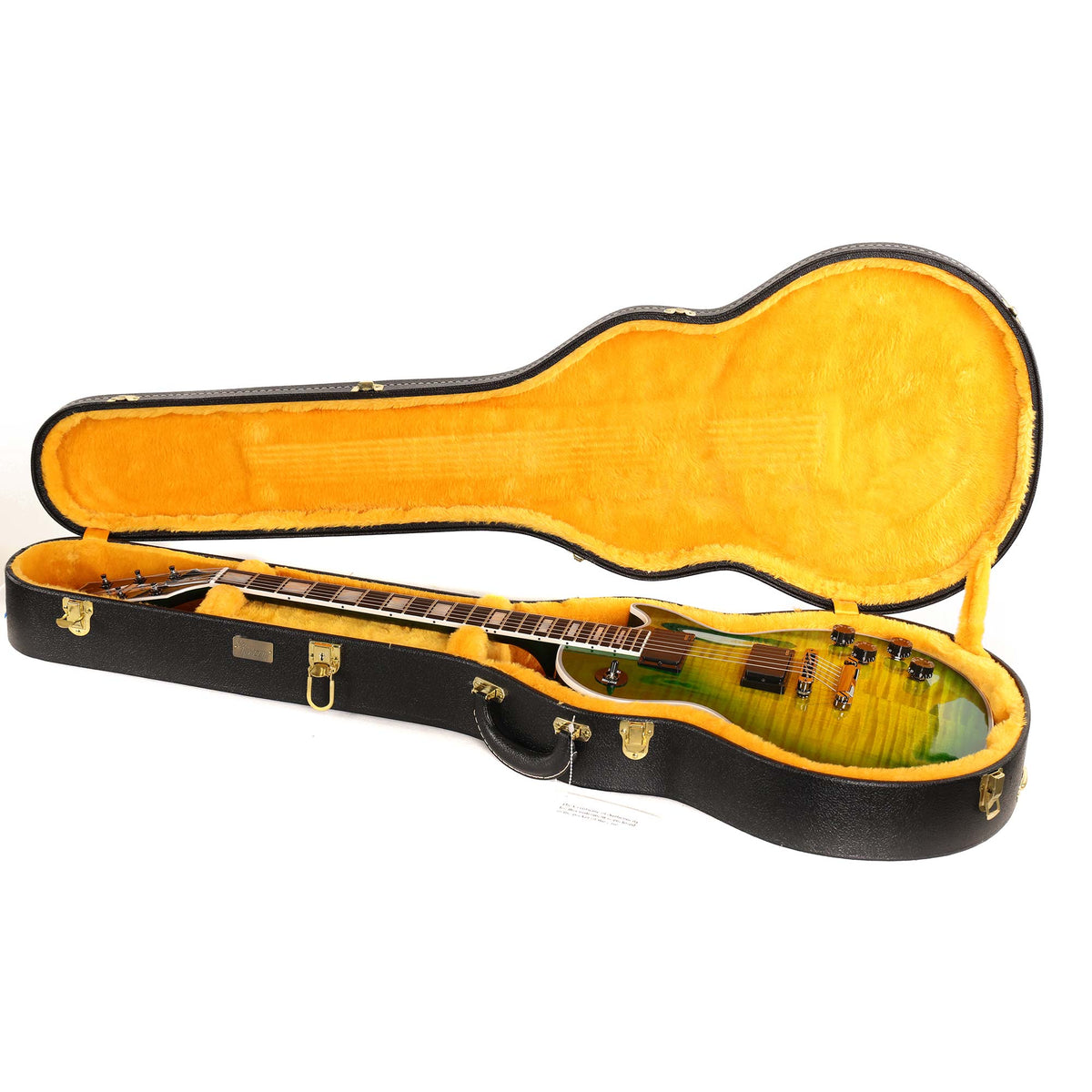 Gibson Custom Shop Les Paul Custom Made 2 Measure Figured Top Iguana Burst — 14