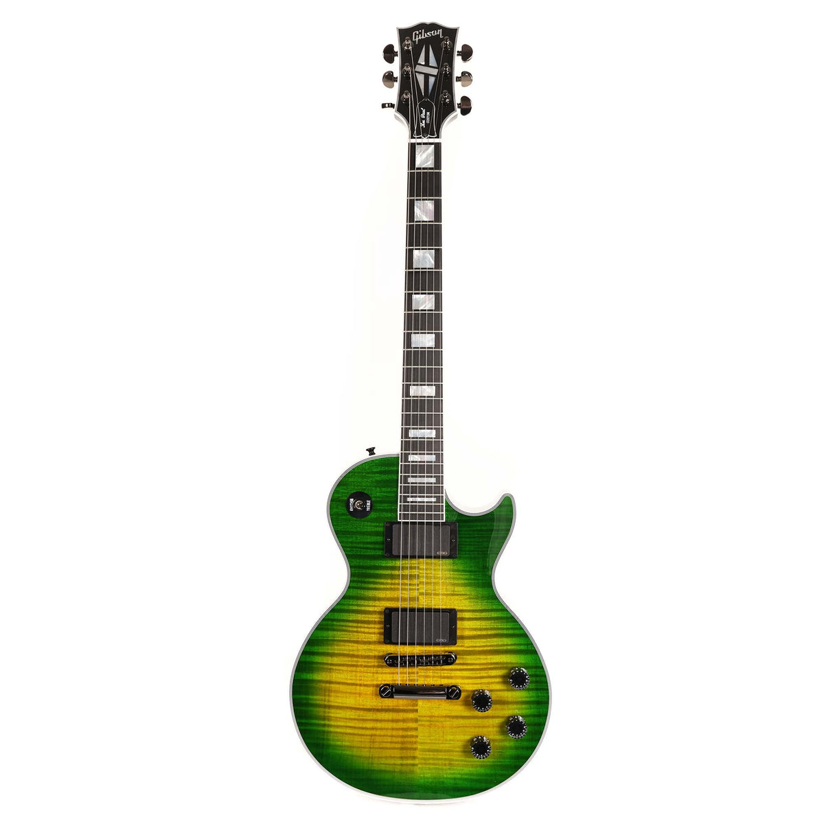 Gibson Custom Shop Les Paul Custom Made 2 Measure Figured Top Iguana Burst — 2