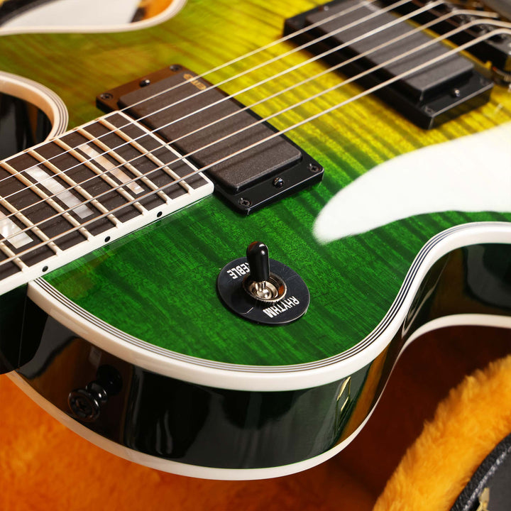 Gibson Custom Shop Les Paul Custom Made 2 Measure Figured Top Iguana Burst