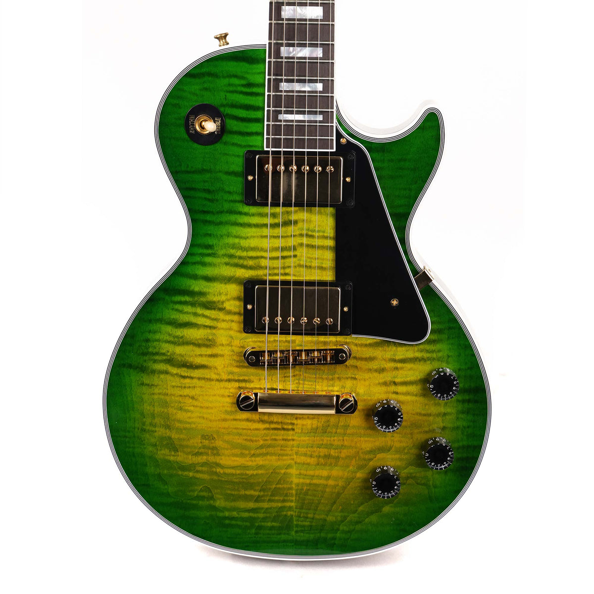 Gibson Custom Shop Les Paul Custom Iguana Burst Gloss Made 2 Measure — 1