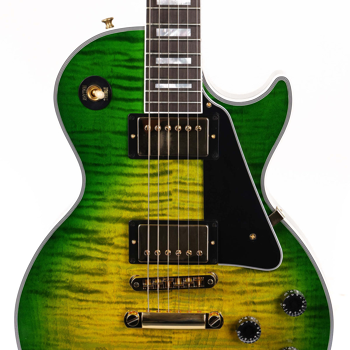 Gibson Custom Shop Les Paul Custom Iguana Burst Gloss Made 2 Measure — 4
