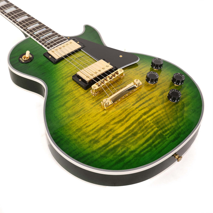 Gibson Custom Shop Les Paul Custom Iguana Burst Gloss Made 2 Measure
