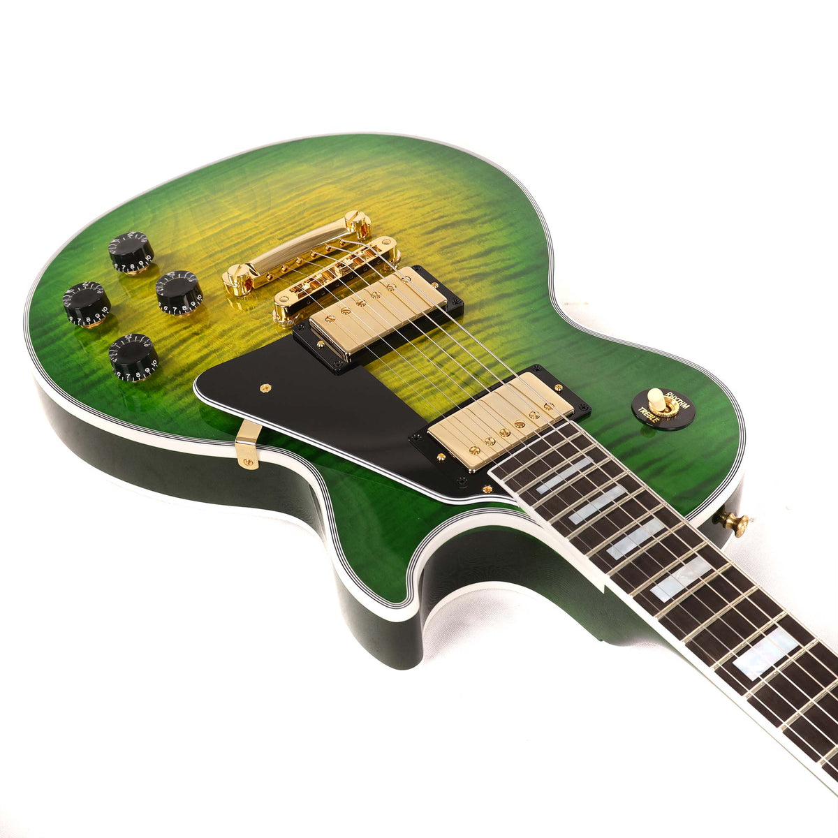 Gibson Custom Shop Les Paul Custom Iguana Burst Gloss Made 2 Measure — 7