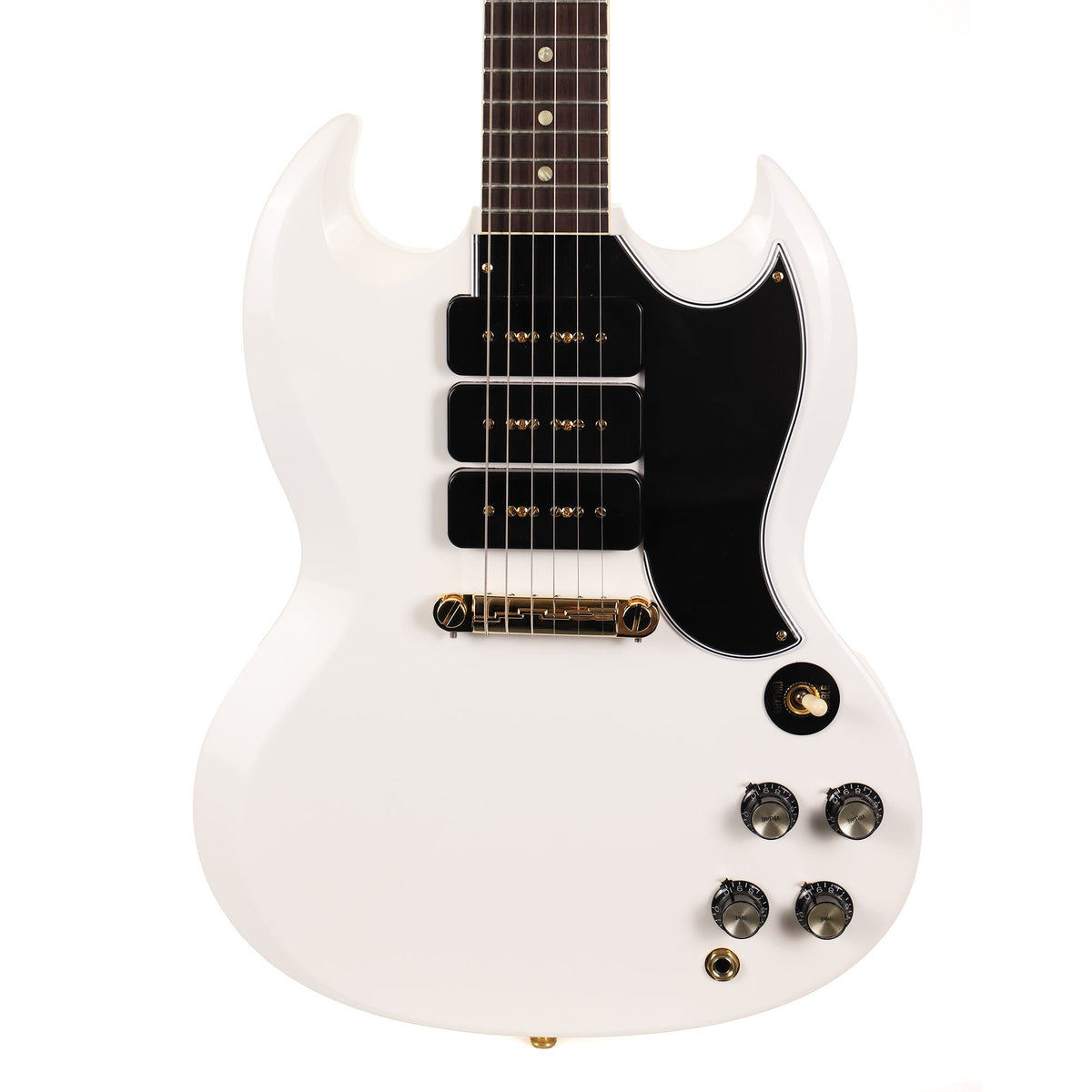 Gibson Custom Shop 1963 SG Lightning Bar Alpine White 3 P90 — 1