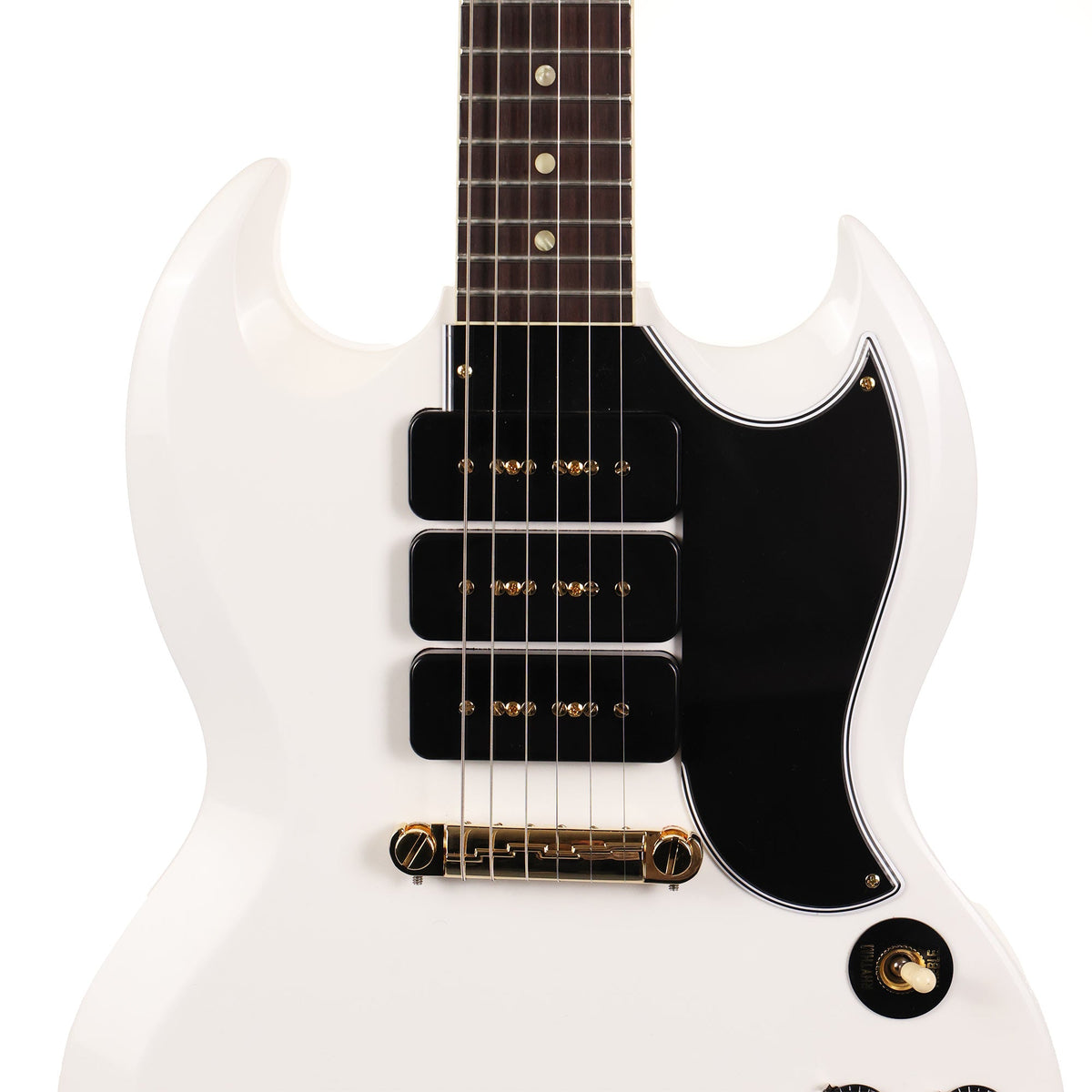 Gibson Custom Shop 1963 SG Lightning Bar Alpine White 3 P90 — 4