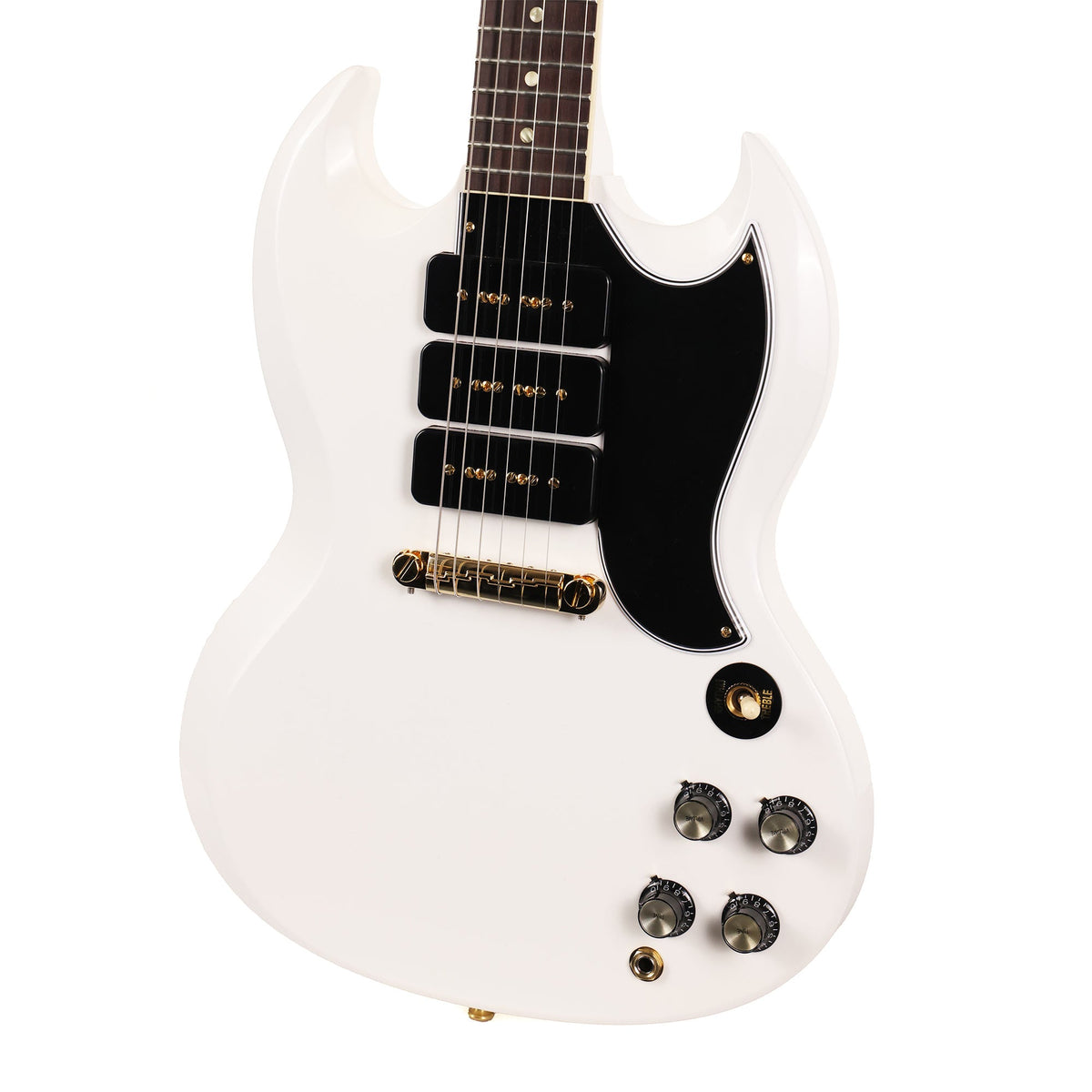Gibson Custom Shop 1963 SG Lightning Bar Alpine White 3 P90 — 5