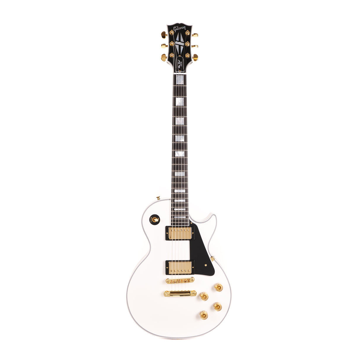 Gibson Custom Shop Les Paul Custom Made 2 Measure 2-Tone Tuxedo Alpine White and Ebony — 3