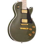 Gibson Custom Shop Les Paul Custom Made 2 Measure Olive Drab Maple Neck Murphy Lab Light Aged