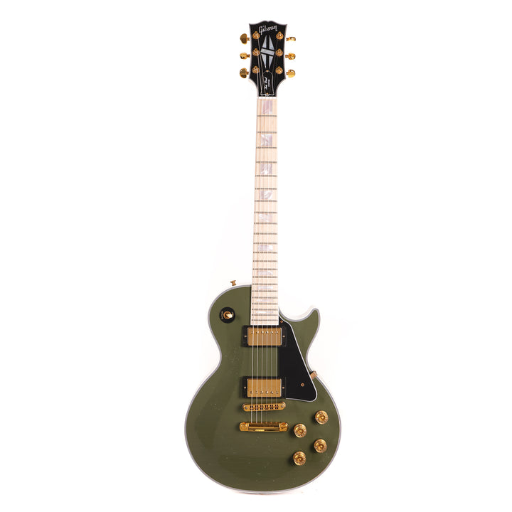 Gibson Custom Shop Les Paul Custom Made 2 Measure Olive Drab Maple Neck Murphy Lab Light Aged