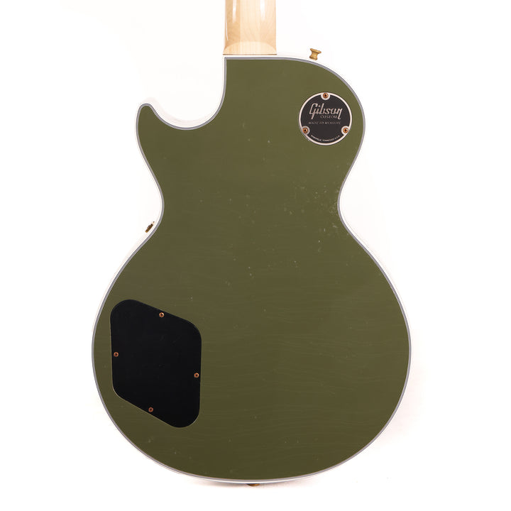 Gibson Custom Shop Les Paul Custom Made 2 Measure Olive Drab Maple Neck Murphy Lab Light Aged