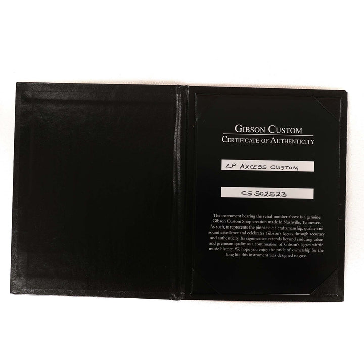 Gibson Custom Shop Les Paul Custom Axcess Made 2 Measure Grabber Orange