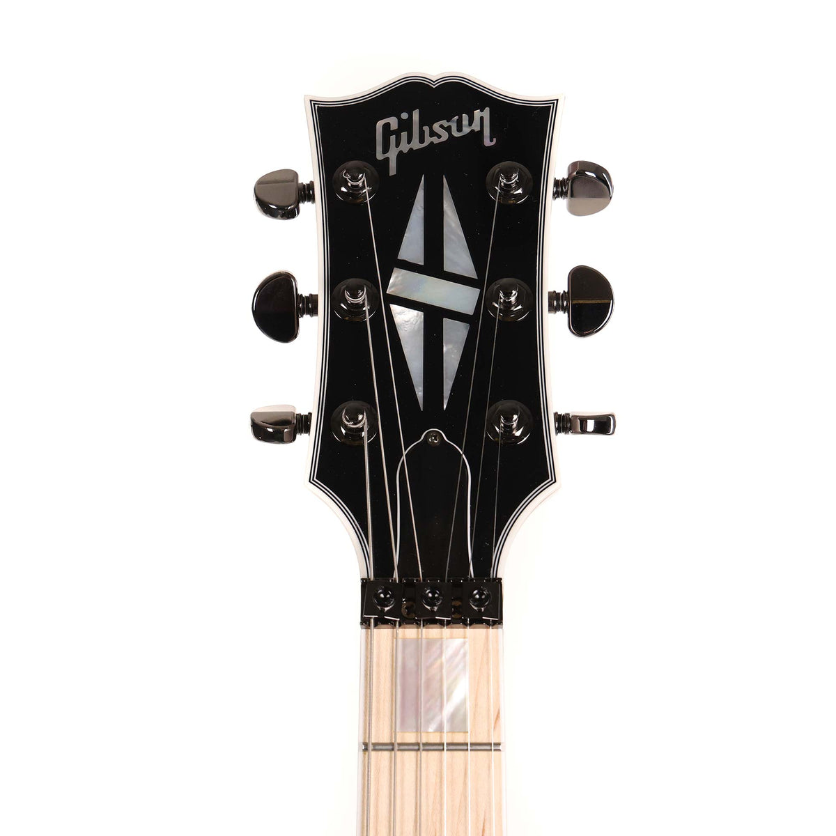 Gibson Custom Shop Les Paul Axcess Custom Made 2 Measure Trans White and Maple Fretboard — 10