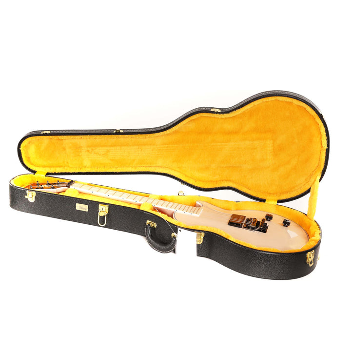 Gibson Custom Shop Les Paul Axcess Custom Made 2 Measure Trans White and Maple Fretboard